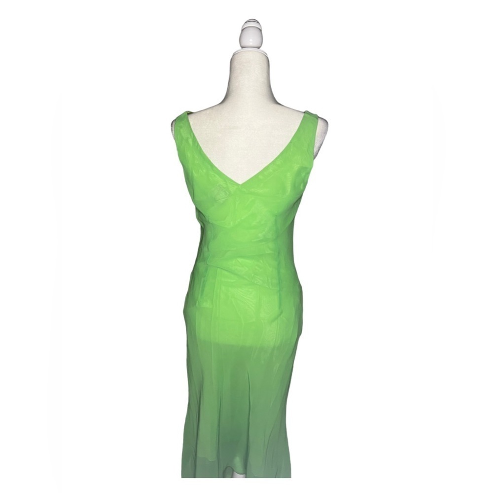 Green Y2K Ruffle Dress - Picture 9 of 9